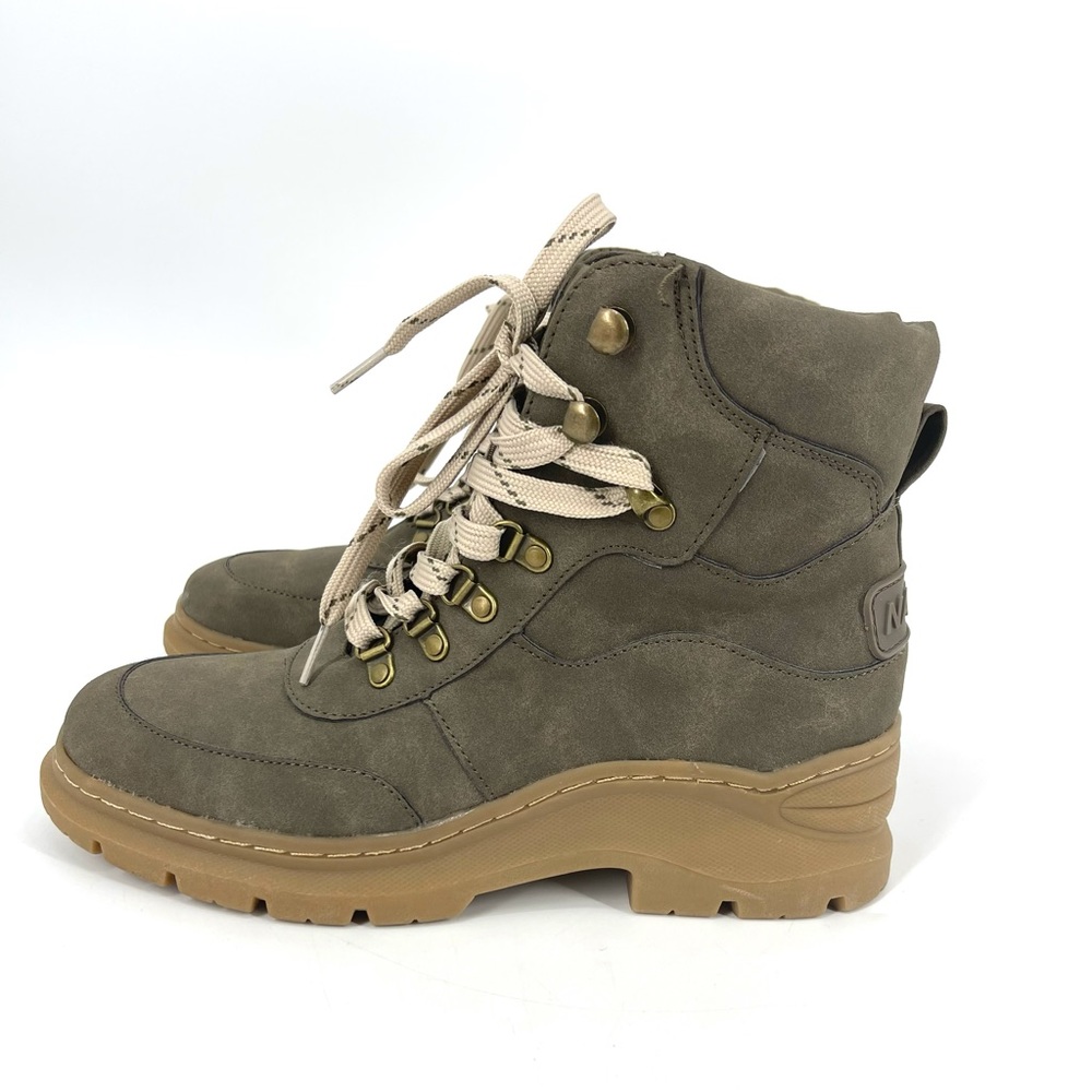 ✨ Nautica Military Green Lace Up Boots 7.5US - Picture 3 of 9